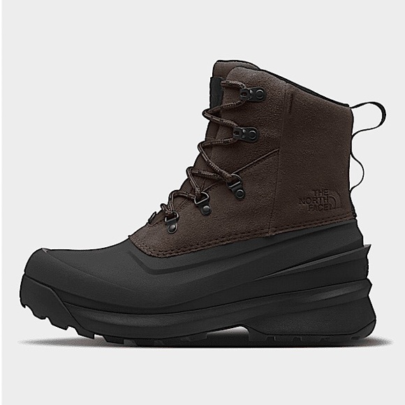 The North Face Men's Chilkat V Outdoor Waterproof Boots, Brown/Black, Size 9.5 - Picture 1 of 11